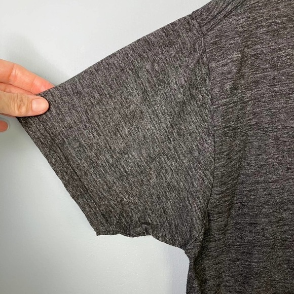 The Rolling Stones Bravado Distressed Tongue Logo Band Tee Heathered Gray Size L - Picture 10 of 11